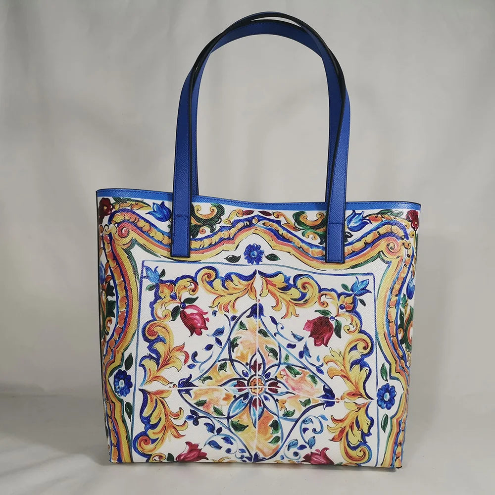 woman bags 2026 bag handbag fashion handbags handbags imitation monogram bag ladie floral genuine leather bag women summer