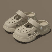 Clogs Casual Women's Slippers Luxury Design Sandals Summer 2025 Mules Platform Woman Shoes Indoor Outdoor Beach Slides Footwear