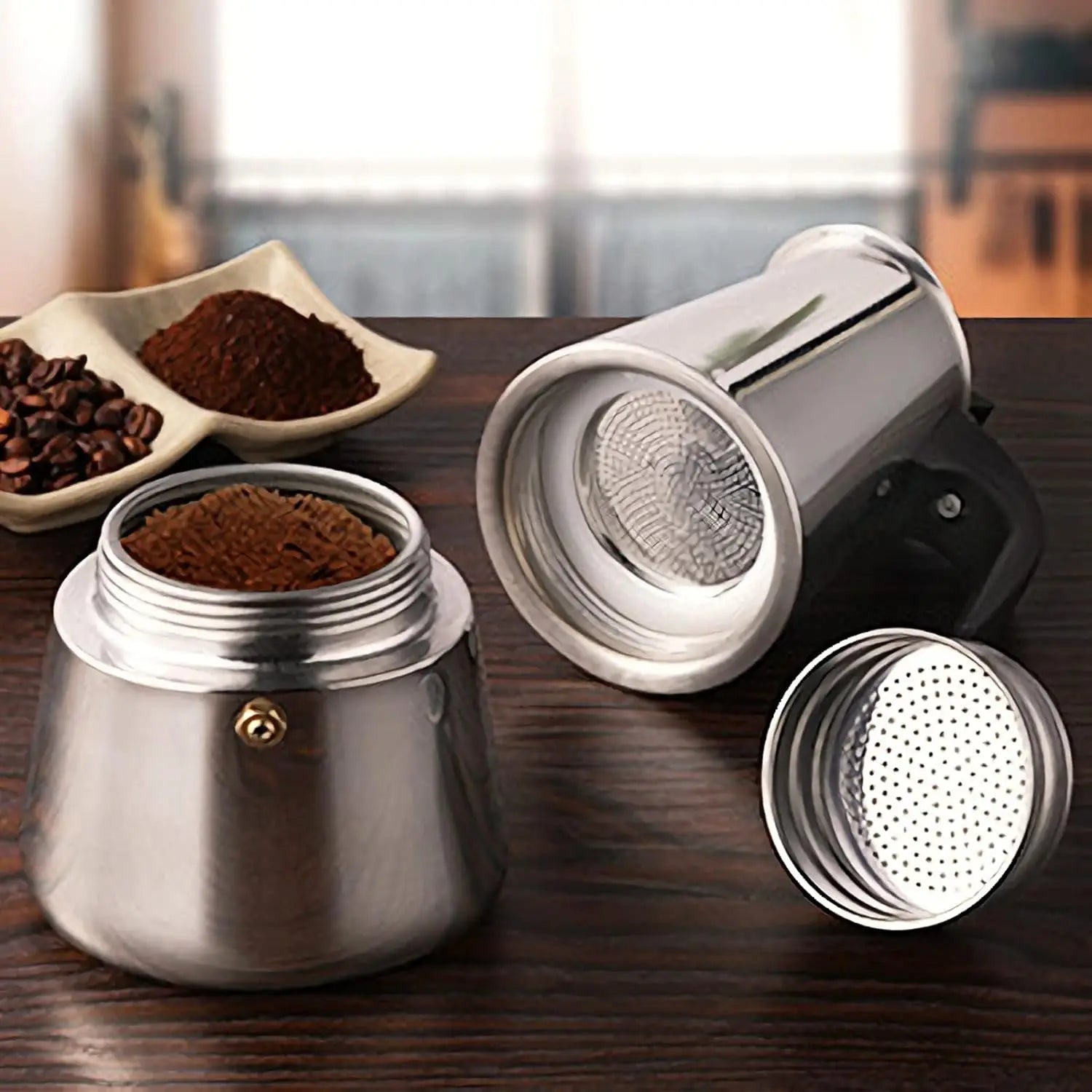 CAFEMASY Classic Moka – 4/6/9 Cup Stovetop Espresso Maker