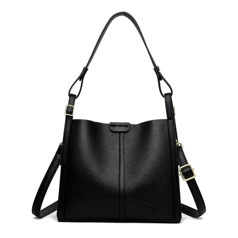 Hand Top-Handle Bags for Women 2025 High Quality Pu Leather Purse Ladies Shoulder Crossbody Bag Medium Casual Tote KAIDIFEINIROO