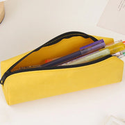 Pencil Case Portable Pencil Bags Simple Solid Color Stationery Pencil Pouch