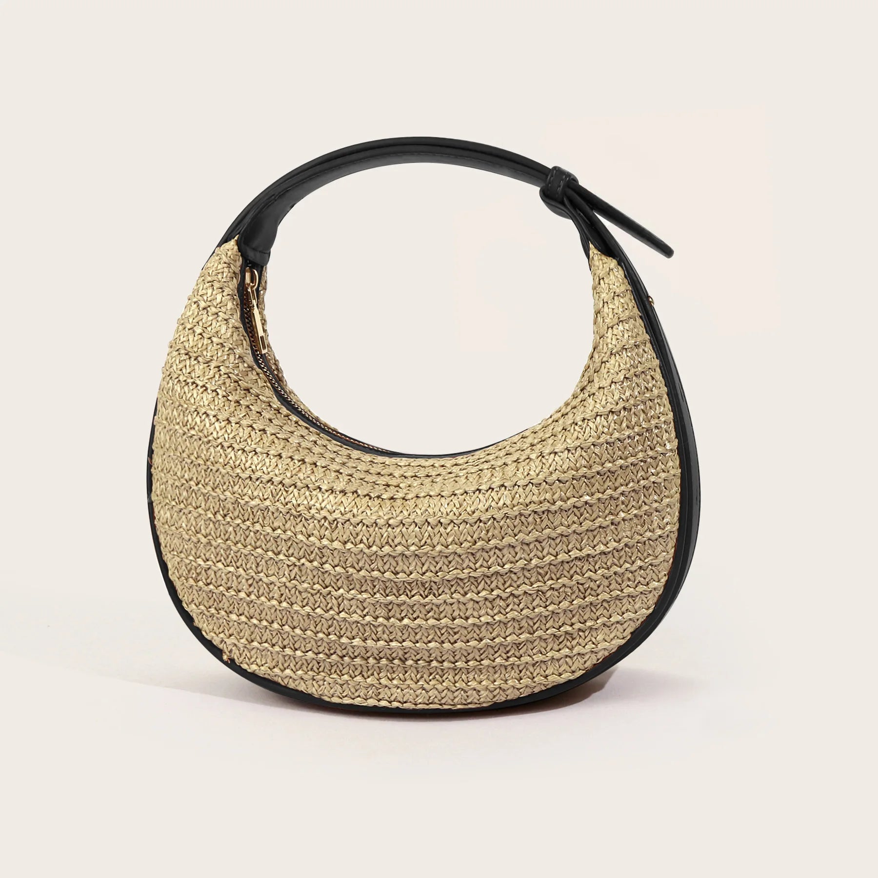 Top Handle Straw Crossbody Bags for Women, Summer Straw Purses and Handbags Shoulder Clutch Beach Bag