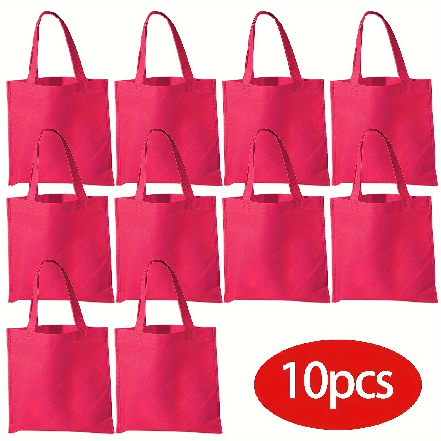 10 Colored Medium Size Candy Bags, Durable Non-woven material, Recyclable, Eco-Friendly Gift bags, Nice and Delicate Gift Bags