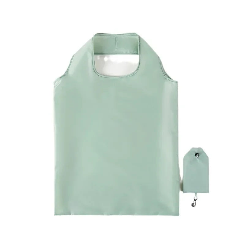 Colorful Portable Shopping Bag for Women Girl Foldable Cloth Fruits and Vegetables Storage Bag Reusable Tote Handbag