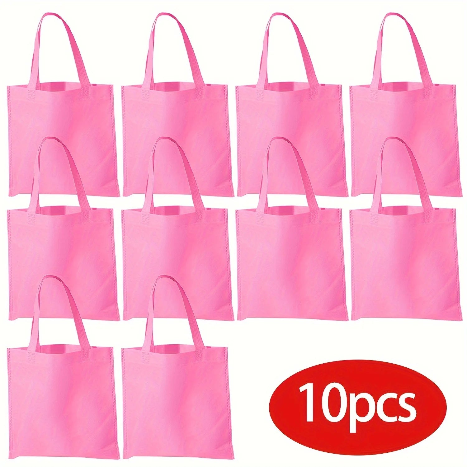 10 Colored Medium Size Candy Bags, Durable Non-woven material, Recyclable, Eco-Friendly Gift bags, Nice and Delicate Gift Bags