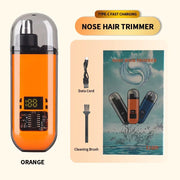 Electric 2-in-1 Ear and Nose Hair Trimmer – Portable, Professional & Pain-Free Groomer