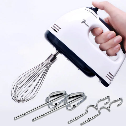 tand Hand Mixer – 7-Speed Electric Egg Beater & Food Blender for Kitchen Use