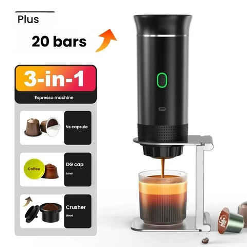 BrewMate Flex – 3-in-1 Electric Coffee & Espresso Machine