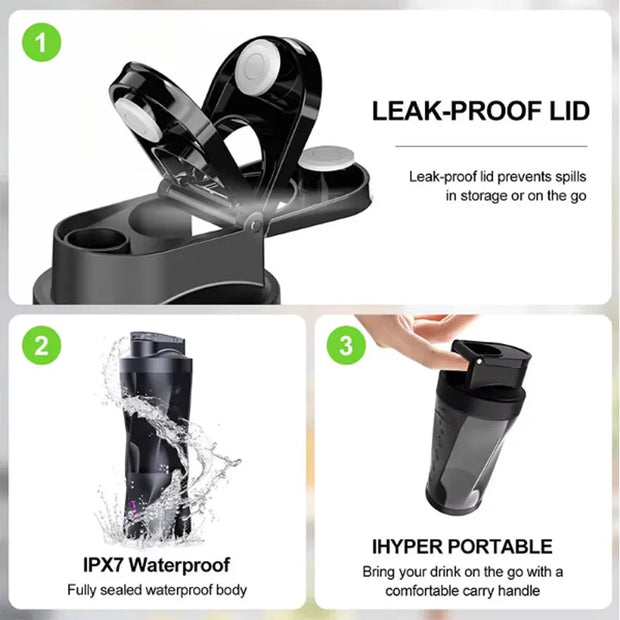 Compact USB Electric Blender – Portable Juicer & Smoothie Mixer for Home & Travel