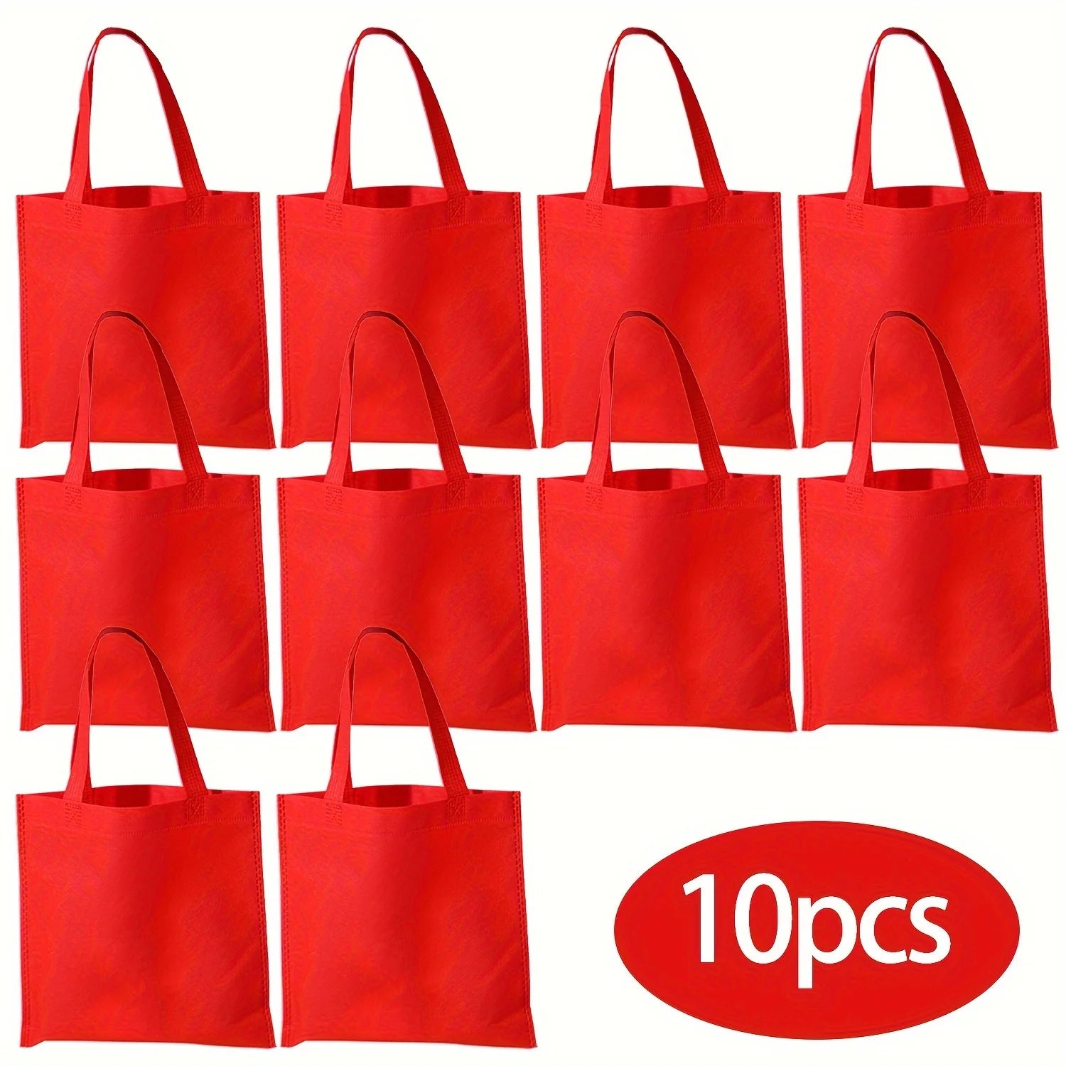 10 Colored Medium Size Candy Bags, Durable Non-woven material, Recyclable, Eco-Friendly Gift bags, Nice and Delicate Gift Bags