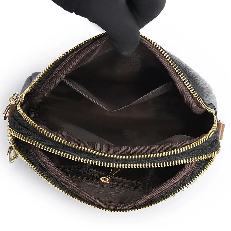 Women's Messenger Bag Women's Shoulder Bag Handbag Designer Cowhide Flap Bag Luxury Crossbody Bag For Women