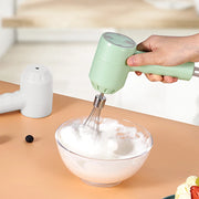 Wireless Hand Mixer – 3-Speed Portable Electric Blender for Baking & Dough