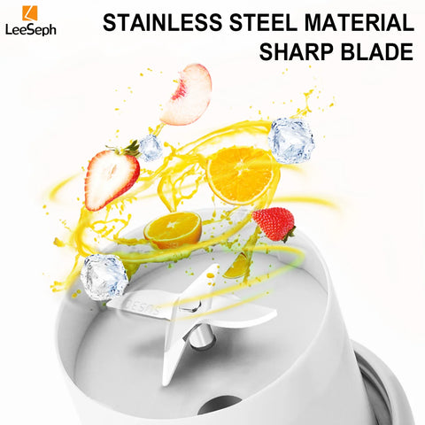 Portable Smoothie Blender Cup – USB Electric Juicer with One-Touch Operation