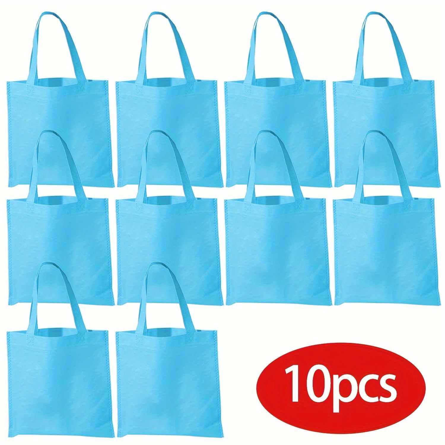 10 Colored Medium Size Candy Bags, Durable Non-woven material, Recyclable, Eco-Friendly Gift bags, Nice and Delicate Gift Bags