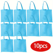 10 Colored Medium Size Candy Bags, Durable Non-woven material, Recyclable, Eco-Friendly Gift bags, Nice and Delicate Gift Bags