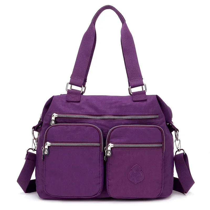 Women's Fashion Top-Handle Bag for Women Big Handbag Nylon Crossbody Bags Waterproof Shoulder Bag purses and handbags bolsos sac