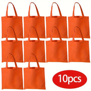 10 Colored Medium Size Candy Bags, Durable Non-woven material, Recyclable, Eco-Friendly Gift bags, Nice and Delicate Gift Bags