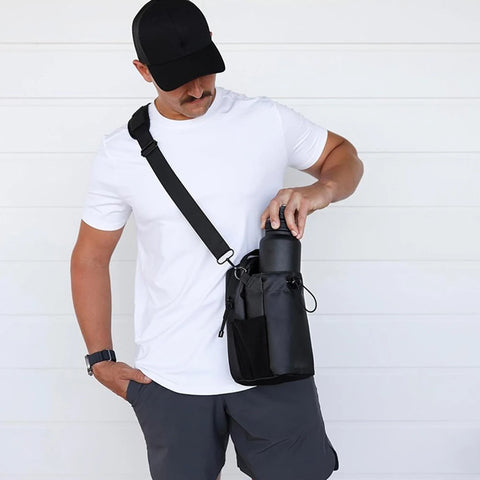 Magnetic Water Bottle Bag – Hands-Free Hydration Carrier for Active Lifestyles