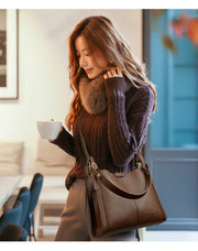 Hand Top-Handle Bags for Women 2025 High Quality Pu Leather Purse Ladies Shoulder Crossbody Bag Medium Casual Tote KAIDIFEINIROO