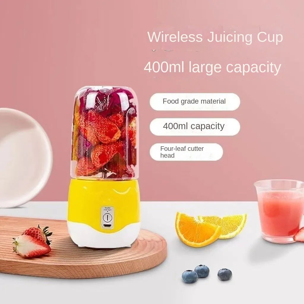 Mini Portable Juicer Blender – USB Rechargeable Smoothie Maker for Daily Use