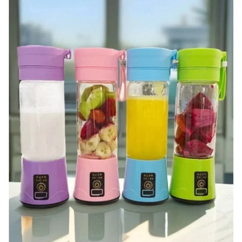 Personal Size Mini Blender – 380ML USB Rechargeable Juicer for Daily Fruit Shakes
