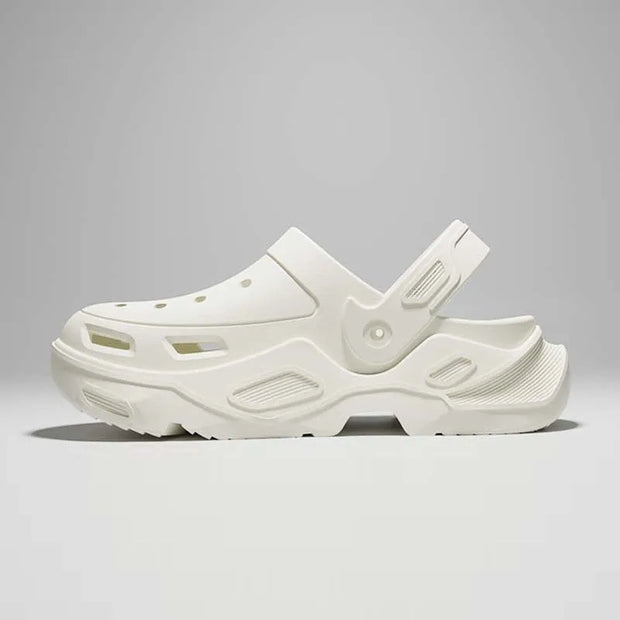 New Clogs Shoes For Women Men Platform High-heeled Outdoor EVA Non-slip Waterproof Sandals Comfortable Soft Heightening Shoes