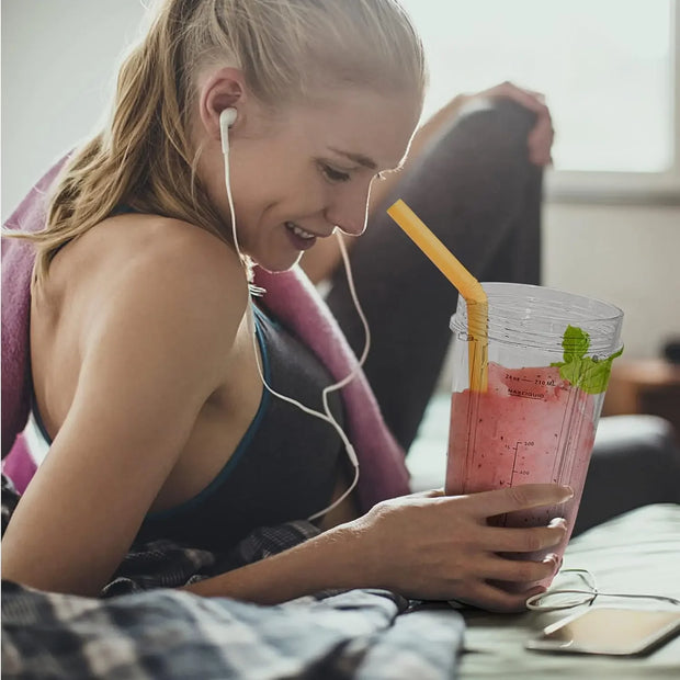 Ninja BL480/BL482/BL640 Compatible Cups – 3-Pack Replacement Set (18/24/32oz)