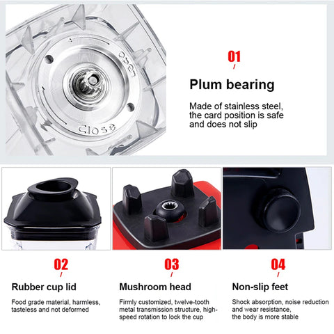 NutriMax 5000 – Heavy-Duty Blender for Healthy Drinks & Clean Eating Kitchens