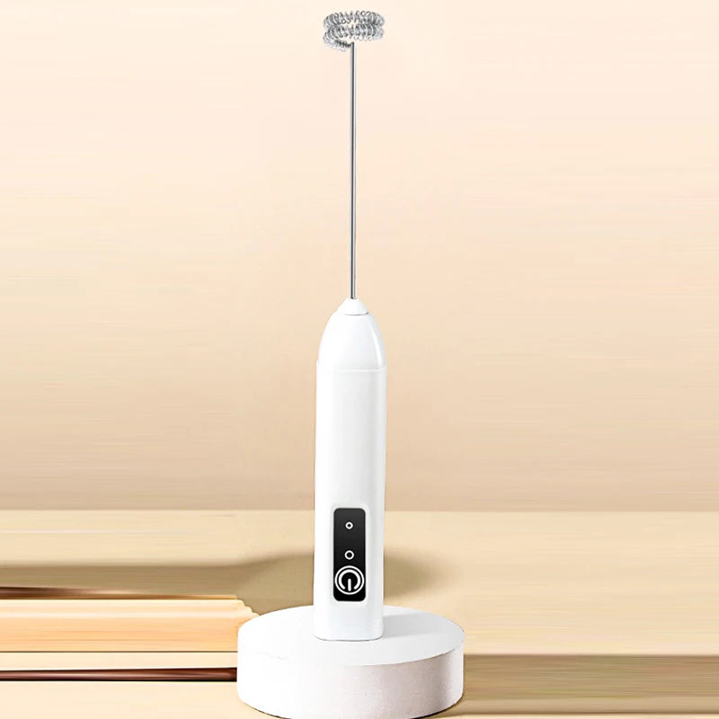 FoamWhiz Pro – Electric Milk Frother & Handheld Mixer for Coffee, Eggs & More