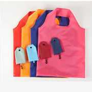 Colorful Portable Shopping Bag for Women Girl Foldable Cloth Fruits and Vegetables Storage Bag Reusable Tote Handbag