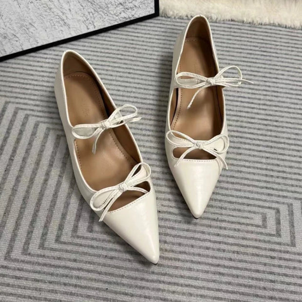 Mary Jane Shoes French Designer Women Shoe Spring New Vintage Single Shoe Simple Red Leather Shoe Elegant Woman  Low Heels
