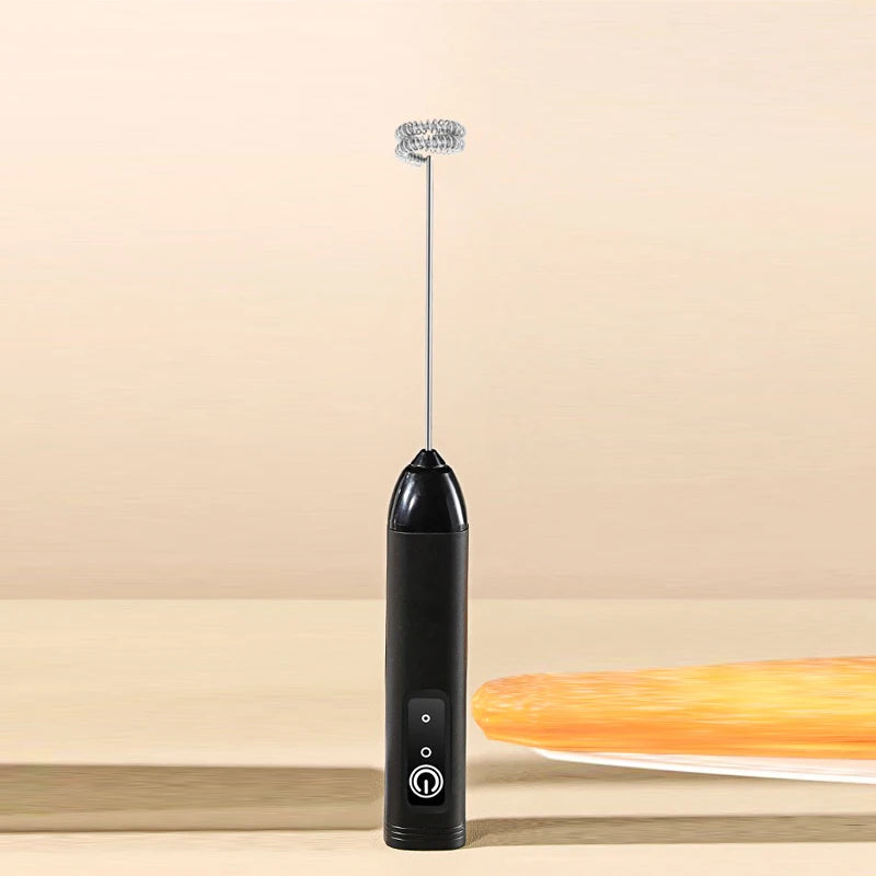 FoamWhiz Pro – Electric Milk Frother & Handheld Mixer for Coffee, Eggs & More