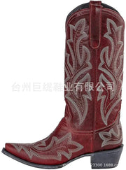 Embroidery Cowboy Boots