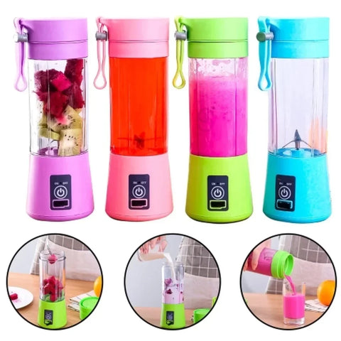 Personal Size Mini Blender – 380ML USB Rechargeable Juicer for Daily Fruit Shakes