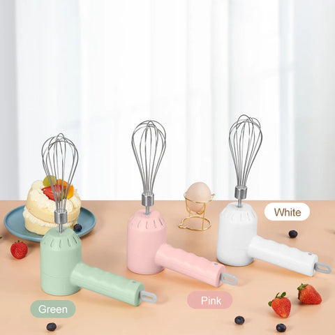 Wireless Hand Mixer – 3-Speed Portable Electric Blender for Baking & Dough