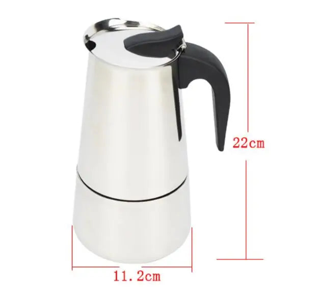 CAFEMASY Classic Moka – 4/6/9 Cup Stovetop Espresso Maker