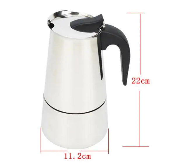 CAFEMASY Classic Moka – 4/6/9 Cup Stovetop Espresso Maker