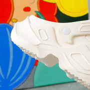 New Clogs Shoes For Women Men Platform High-heeled Outdoor EVA Non-slip Waterproof Sandals Comfortable Soft Heightening Shoes