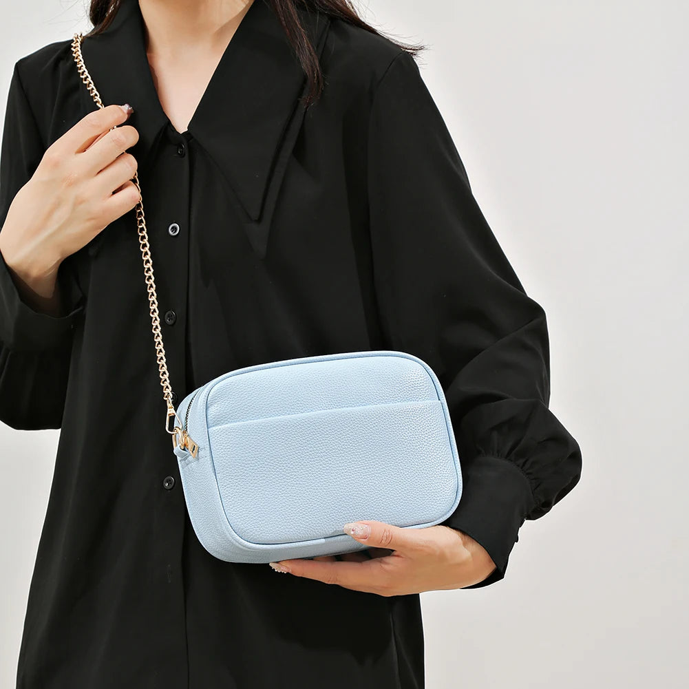 Fashion Women Handbag Luxury Brand Leather Tote Bags Classic Chain Crossbody Bag 2026 Trend Female Shoulder Bags Shopper Bolsas