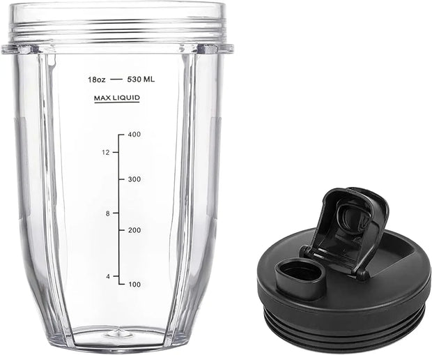 Ninja BL480/BL482/BL640 Compatible Cups – 3-Pack Replacement Set (18/24/32oz)