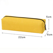 Pencil Case Portable Pencil Bags Simple Solid Color Stationery Pencil Pouch