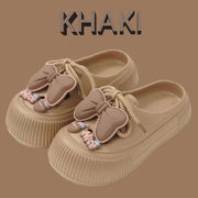 New Sandals DIY  Platform Sandals for Women 2025 Summer Thick Sole Beach Sandals Woman Flowers Non Slip EVA Clogs Garden Shoes