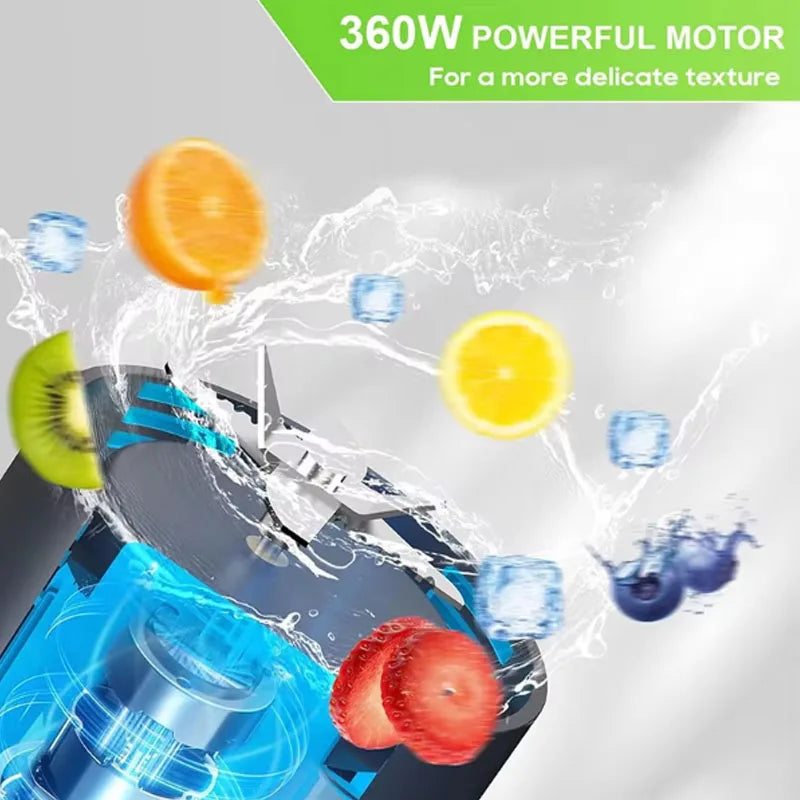Compact USB Electric Blender – Portable Juicer & Smoothie Mixer for Home & Travel