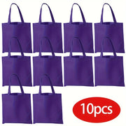 10 Colored Medium Size Candy Bags, Durable Non-woven material, Recyclable, Eco-Friendly Gift bags, Nice and Delicate Gift Bags