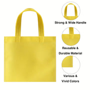 10 Colored Medium Size Candy Bags, Durable Non-woven material, Recyclable, Eco-Friendly Gift bags, Nice and Delicate Gift Bags