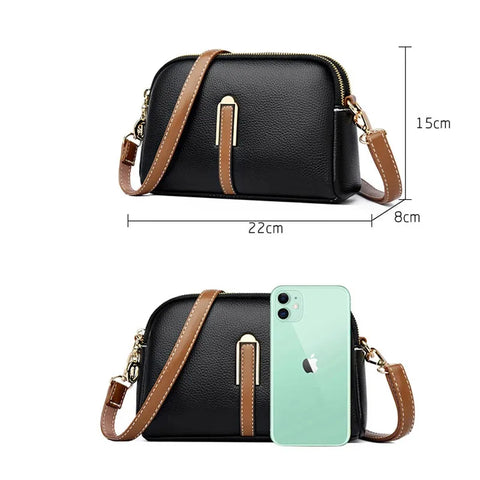 Women's Messenger Bag Women's Shoulder Bag Handbag Designer Cowhide Flap Bag Luxury Crossbody Bag For Women